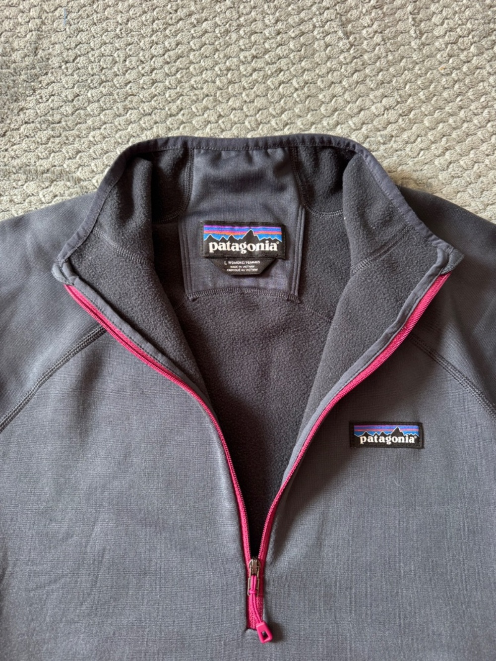 Patagonia Women's Crosstrek 1/4 Zip Pullover Size L - Picture 2 of 3